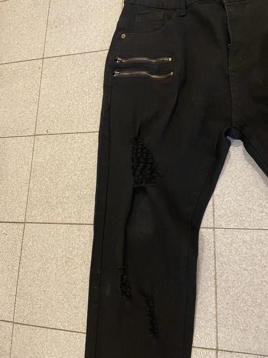 Панталон тип дънки ластичен ХЛ размер