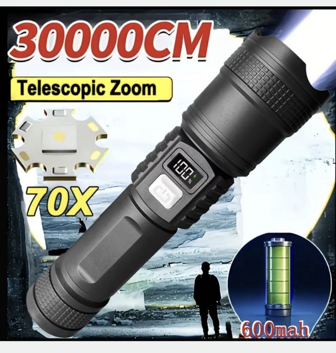 USB Акумулаторен лед фенер