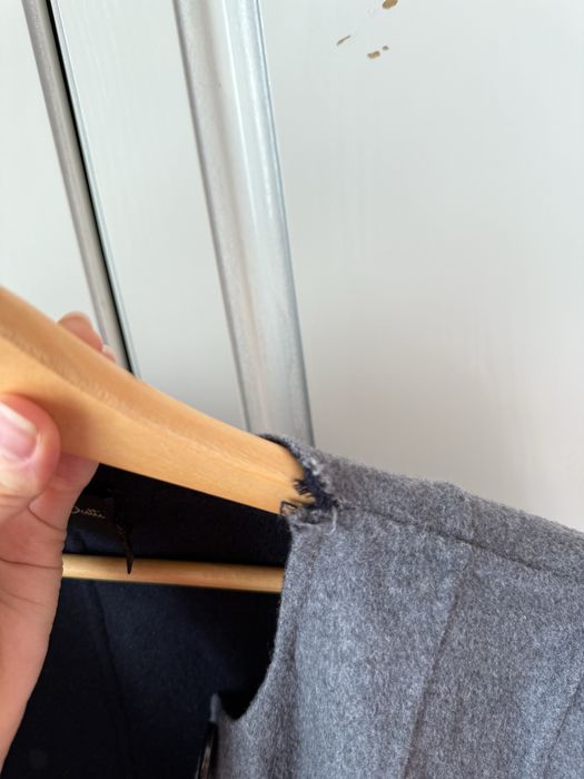 Двухстороннее пальто Massimo Dutti шерсть