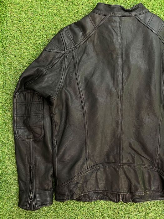 Мъжко яке от естествена кожа : These Glory Days Riki Leather Jacket M