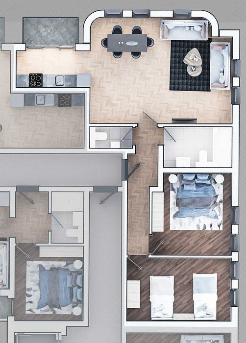 Продава се Тристаен апартамент в София, Зона Б-19 - 134 кв.м за 1029 €/кв.м - Снимка #1