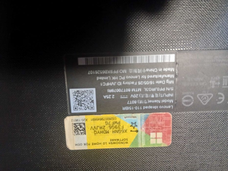 Vand laptop Lenovo Ideapad 110-15IBR