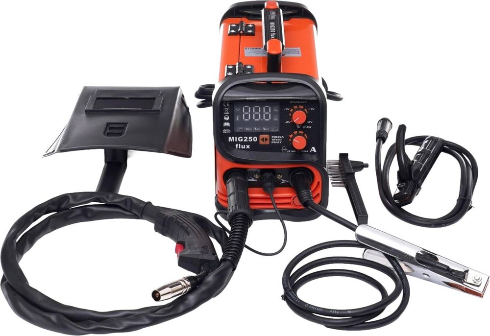 Aparat de sudură invertor CD1875 250A 3 în 1 MIG/MMA/LIFT TIG cu afișaj LCD