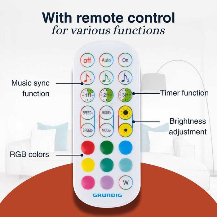 Grundig RGB LED-jocuri de lumini