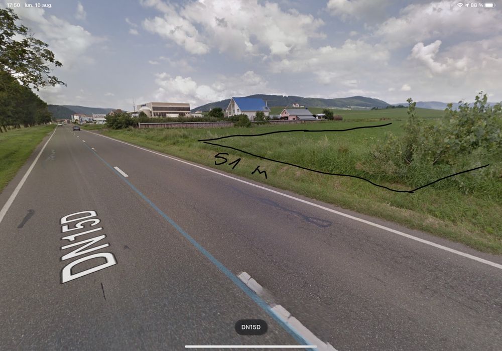 17000 mp intravilan,  65 m latime, zona C Romanului- Sala Polivalenta