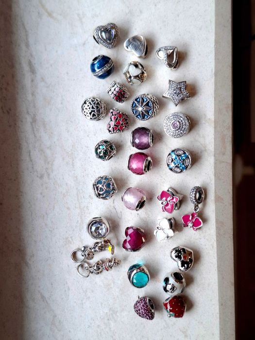 Сребърни талисмани за гривна Пандора