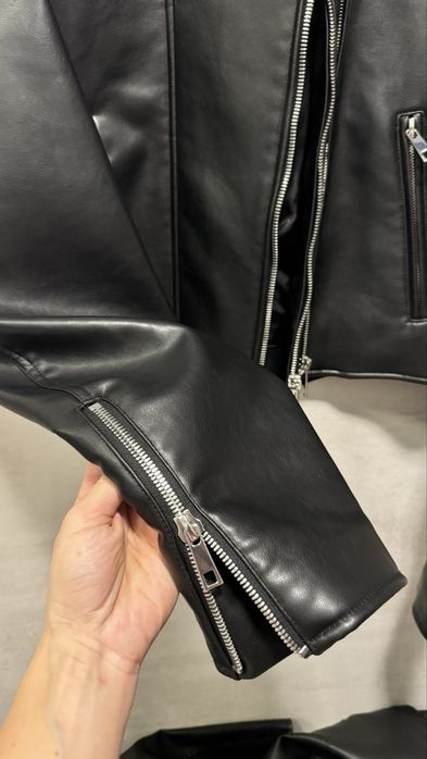 Косуха Куртка mango кожаная