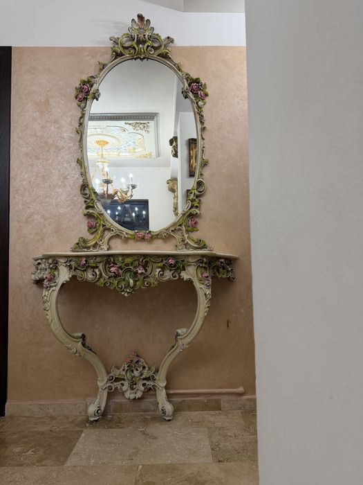 Consola cu oglinda stil Venetian