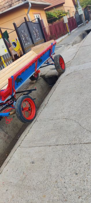 carută facuta nau de vinzare de ponei sau cal