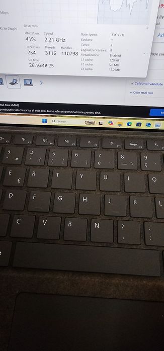 Tableta Microsoft Surface pro 8 intel. core i7 16 gb ram  512GB gb