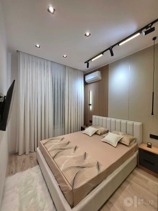 Евро под ключ на 4 этаже: 2-комнатная 37 м² с балконом в ЖК Oz Makon`