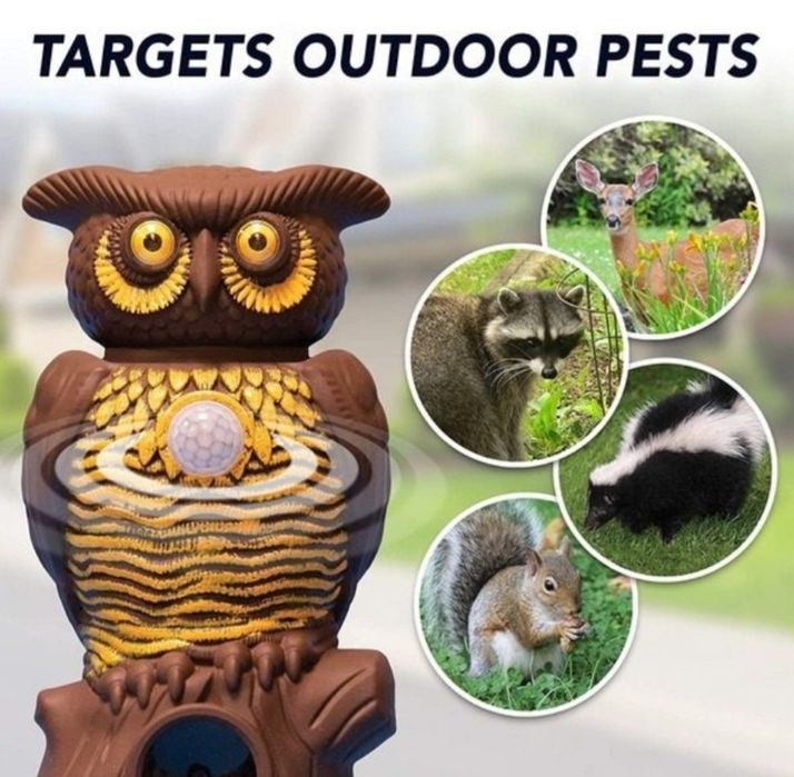 Aparat Antidaunatori Ultrasonic si senzori de miscare Owl Alert
