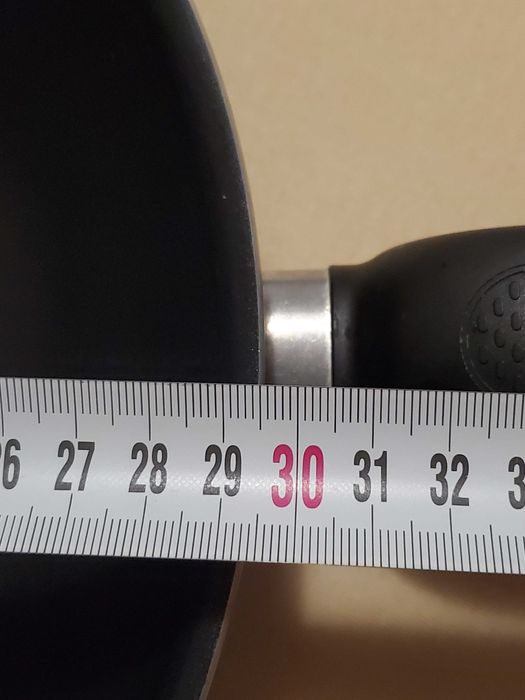 Tigaie wok Tefal Ø 29.5 x 8 cm + capac sticlă Ø 27.5 cm