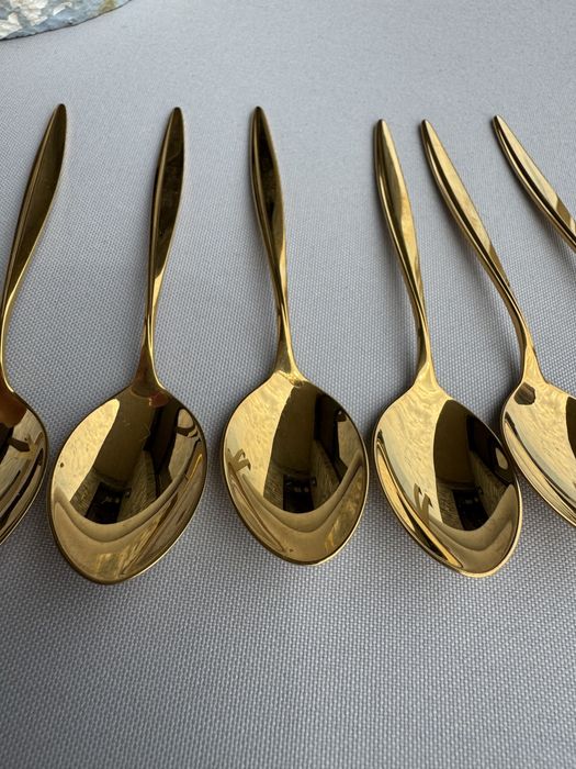 Lingurite argint placat cu aur