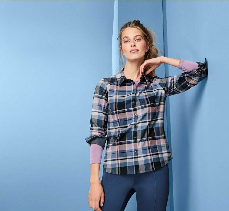 ‼️ Женская клетчатая фланелевая блузка из Германии
