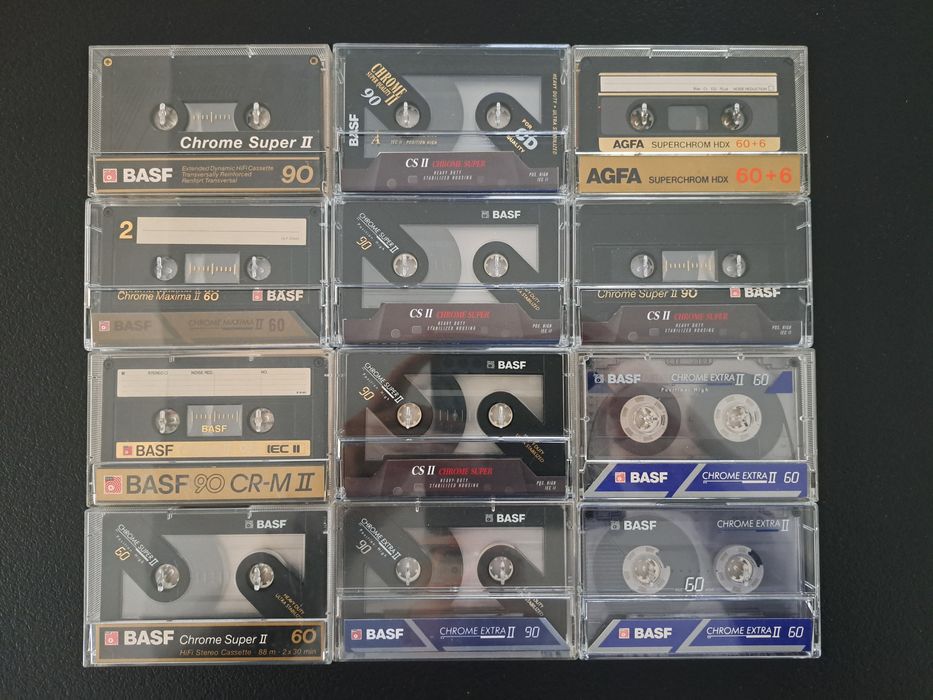 casete audio Basf Agfa Tdk Raks Sony