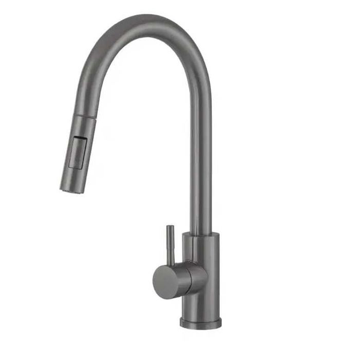 Титаниев смесител за кухня с издърпваща се глава - Модел 9600