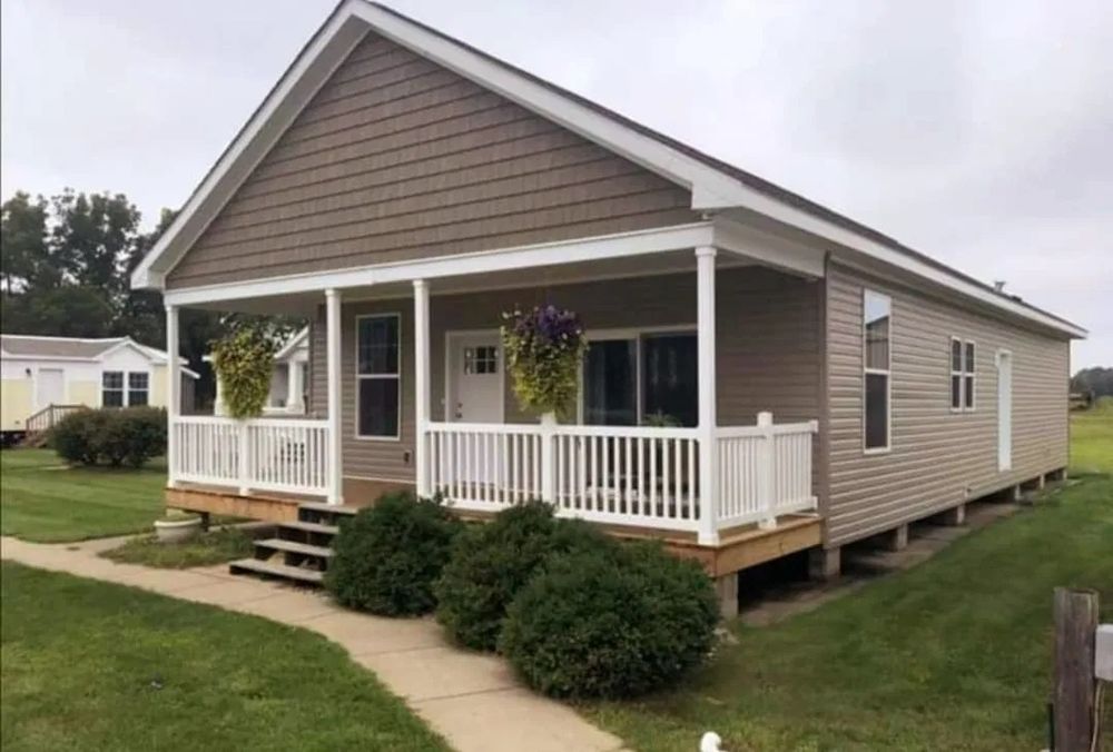 Confectionam case moderne pe structura metalica,  cabane frame A