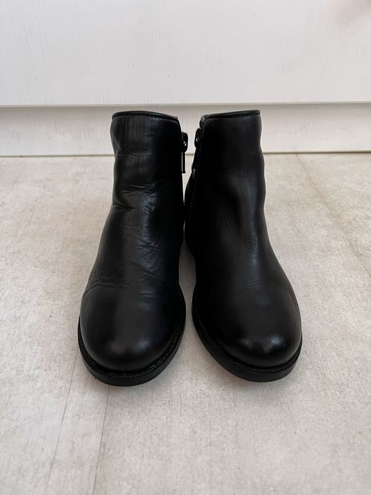 Високи кожени кецове Geox и боти от естествена кожа на Zara, номер 27