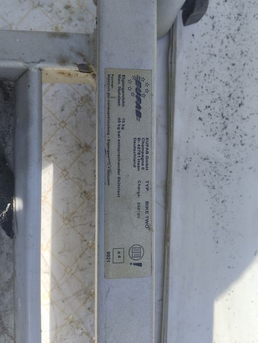 Крепление для двух велосипедов