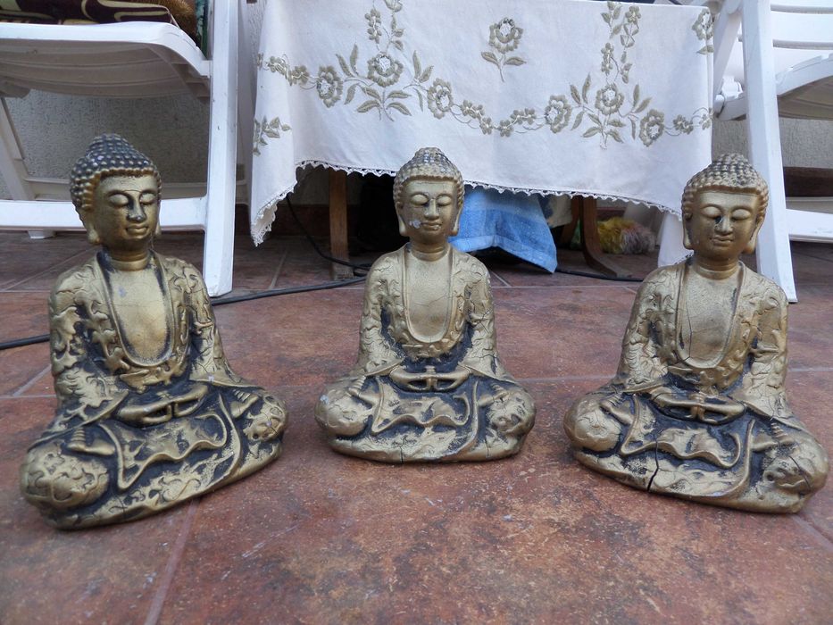 Buddha statueta cu patina 28 cm inaltime frumoasa,deosebita ieftina