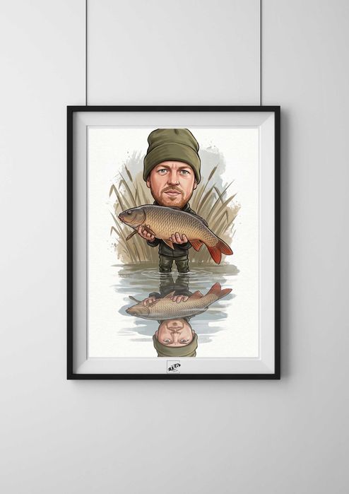 Portrete & Caricaturi Personalizate + RAMĂ CADOU - TeoStudio.ro