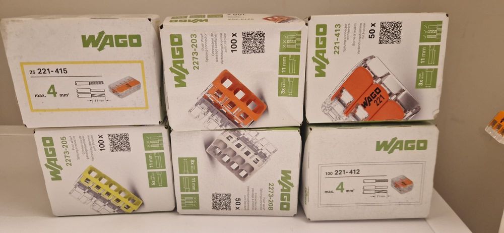 Cleme wago cu 3,5 si 8