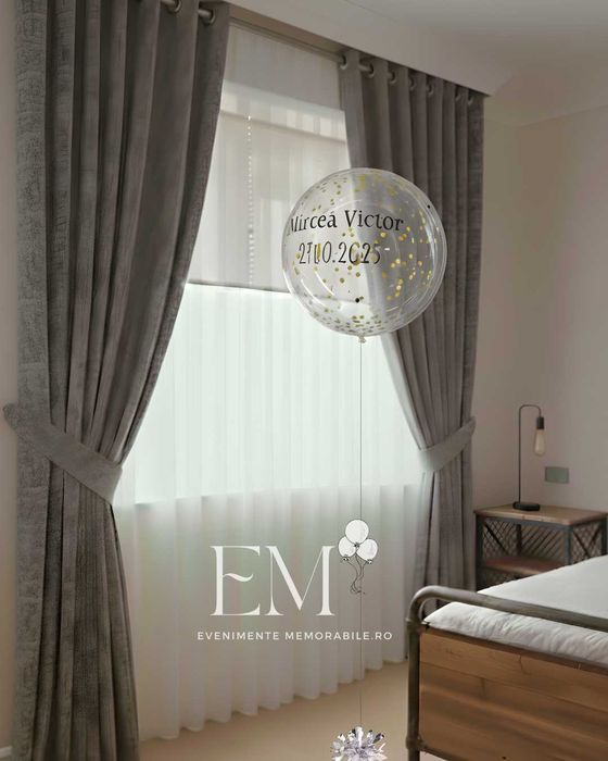 Decor Baloane Camera Nou Nascut Bebelus, Baby Shower, Baloane New Born