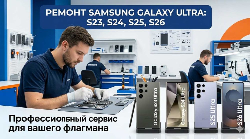 Ремонт samsung s23/s24/s25/s26 ultra