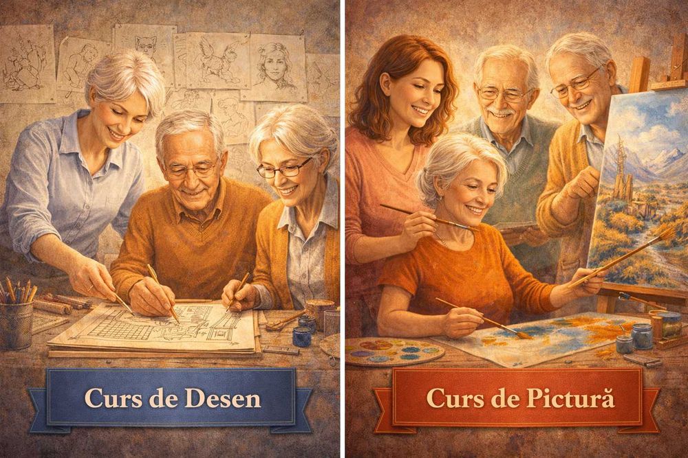 Cursuri de PICTURĂ și DESEN pentru seniori