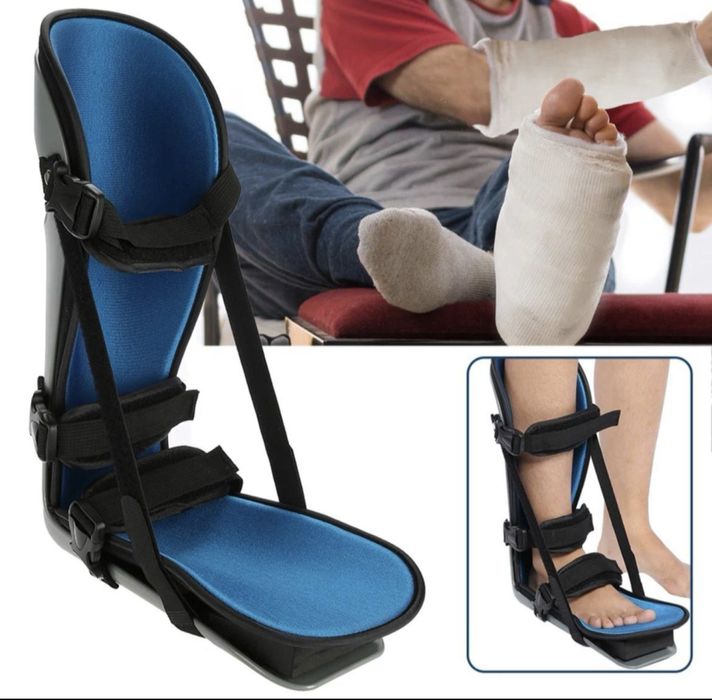 пластиковый гипс для ноги ортез лангет