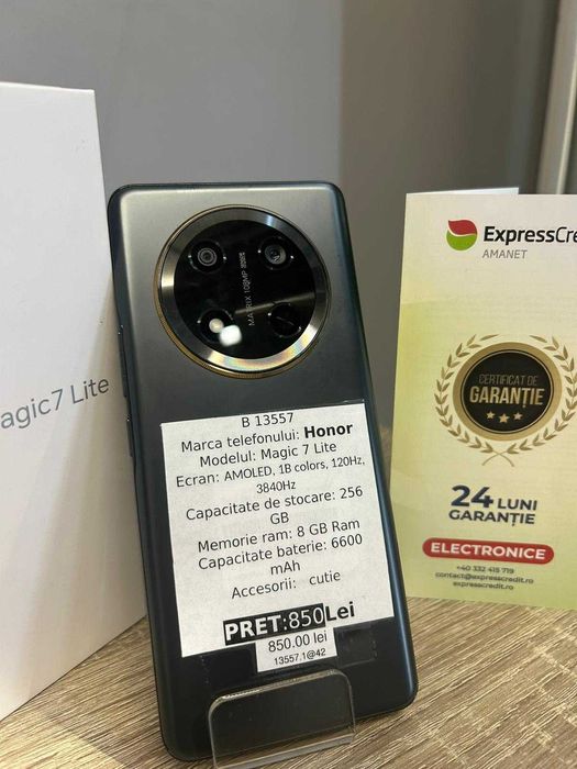 (AG42) Honor Magic 7 Lite b13557 - Garantie 2 ani!