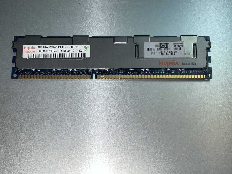 Memorie RAM server Hynix 4GB DDR3 ECC PC3-10600R 1333Mhz