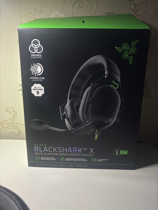 Наушники Razer blackshark v2 x