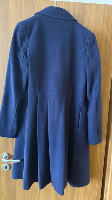 Палто от естествена вълна и кашмир