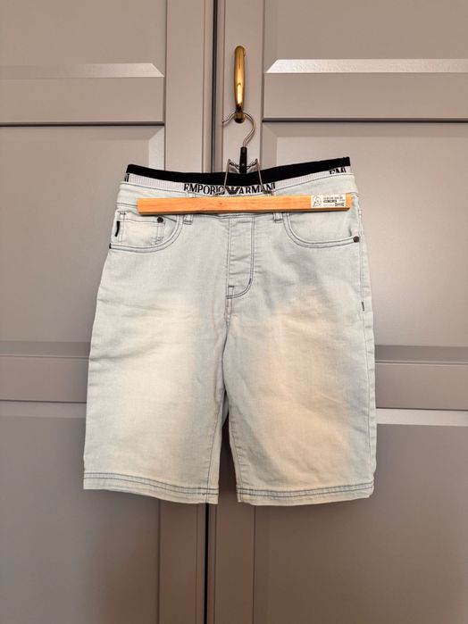 Дънкови панталонки Emporio Armani