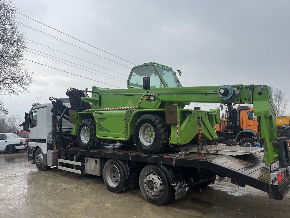 Tractari auto si transport utilaje cu trailer/platforma nonstop