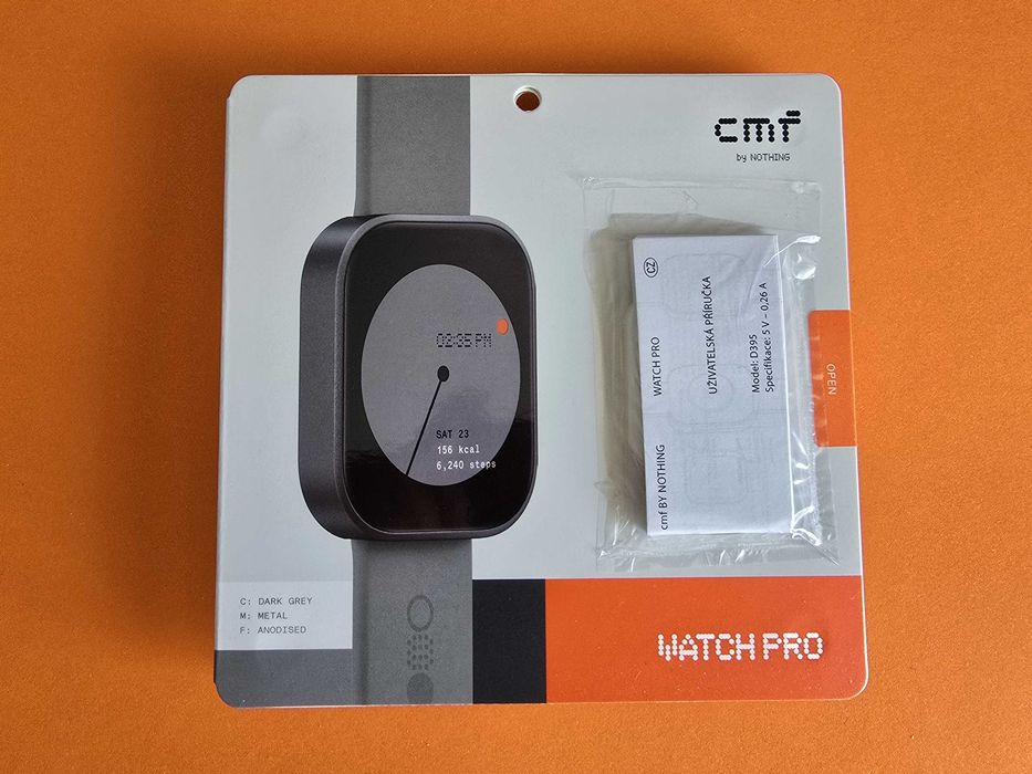 Смарт часовник CMF by Nothing Watch Pro Dark Gray (Ash Gray Strap) НОВ