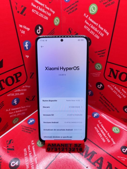 Redmi Note 14 5G Amanet SZ Non Stop