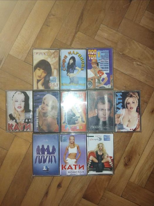 Музика, поп-фолк, чалга, CD, MC - дискове, аудиокасети