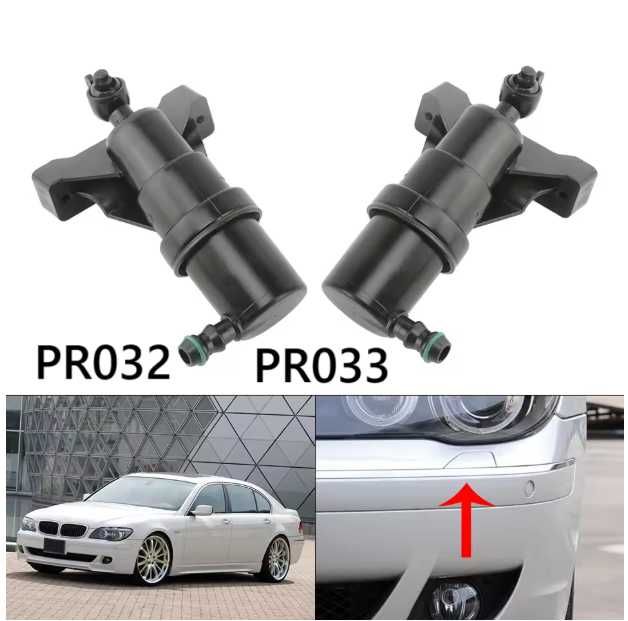 Лява/Дясна пръскалка фарове БМВ E66 06-08 автомат дизел нови части