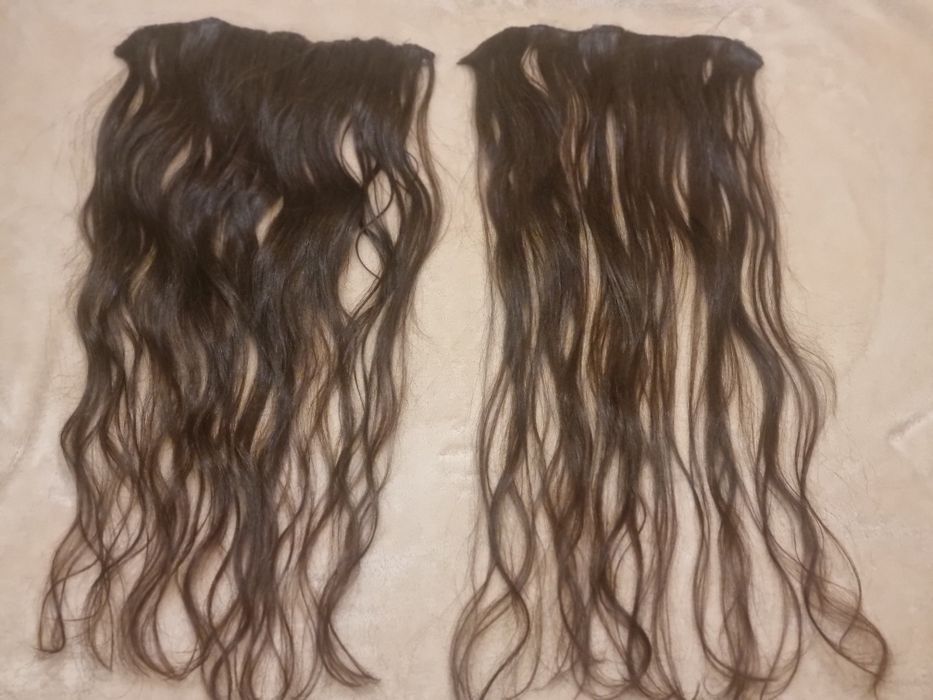 Естествена коса 100%, чуплива