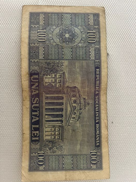 Bancnota  100 lei 1966