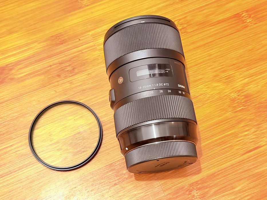 Obiectiv Sigma Art 18-35 mm F1.8 DC montura Canon EF