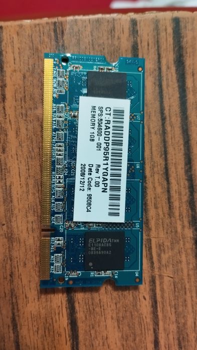 Memorie laptop so-dimm RAM DDR2 și DDR3 ramaxel și Adata