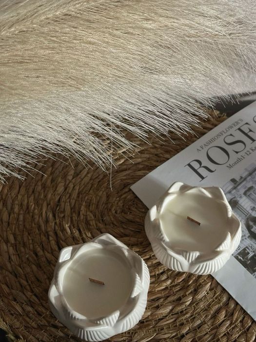 Ароматические свечи.Натуральный соевый воск.