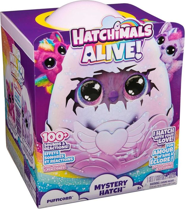 Hatchimals Излюпващо се яйце изненада Интерактивна играчка изненада