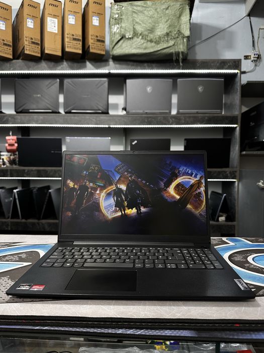 Мощный офисный ноутбук Lenovo  V15  amd ryzen 5-5500U
