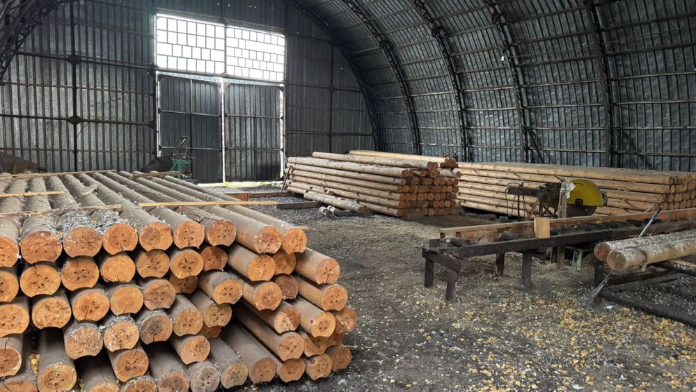 Продам оцилиндрованные бревна