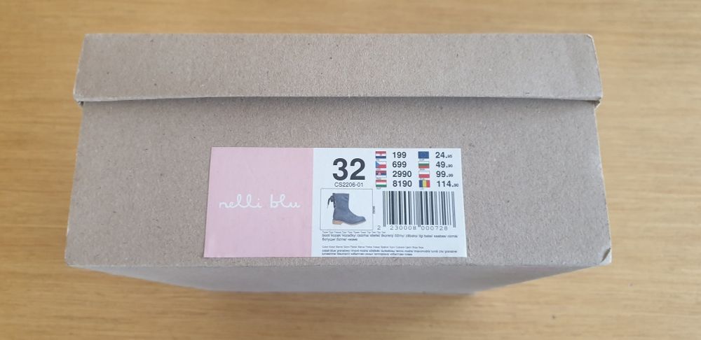 Детски зимни боти за момиче Nelli Blu - размер 32